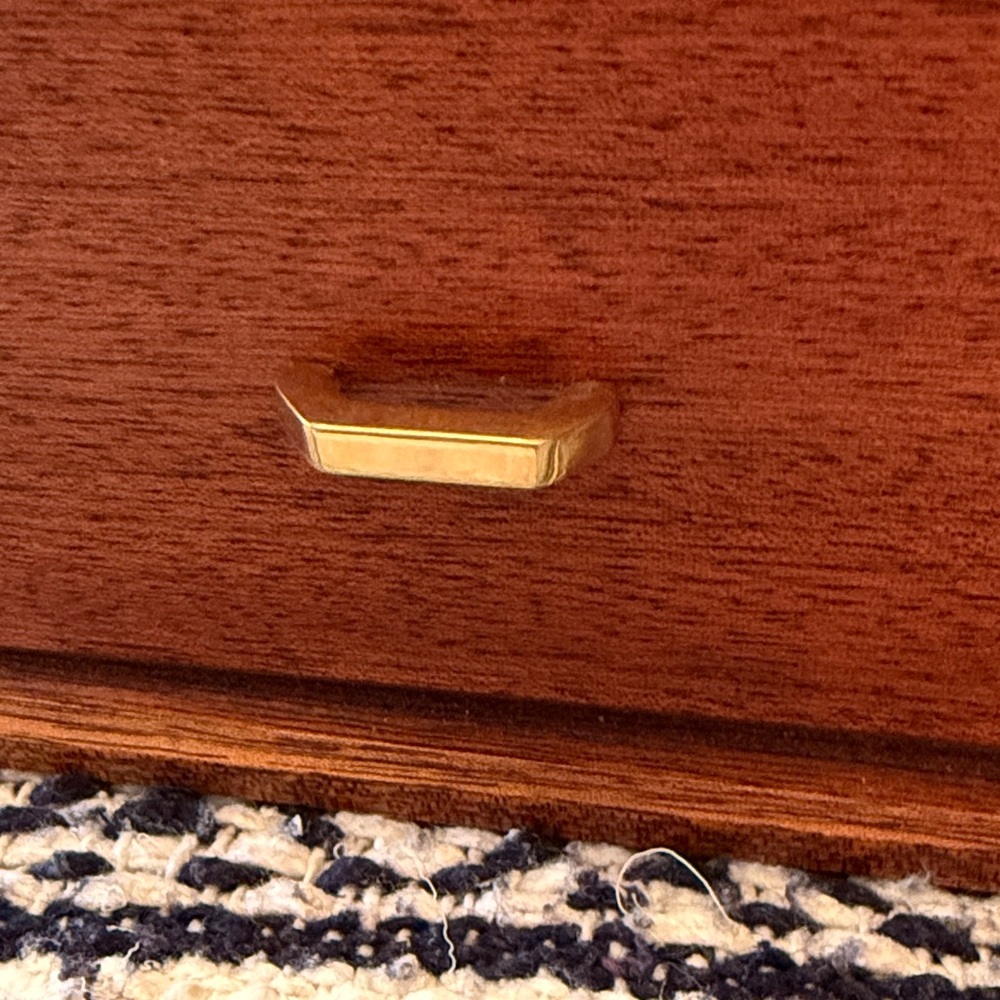 Elegant Wooden Jewelry Organizer with Glass Top - Picture 5 of 7